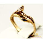 Gold & SilverЗолотое кольцо 585 проба. Женское Кольцо 1,37 грамма. kv073i