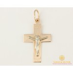 Золотой Крест 585 проба. Крест красное и белое золото. 230104 , Gold & Silver Gold & Silver, Украина