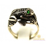 Серебряное кольцо 925 проба. Женское Кольцо Лягушка 1032 , Gold & Silver Gold & Silver, Украина