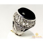 Gold & SilverСеребряное кольцо 925 проба. Женское Кольцо с вставкой черный Агат 379618c