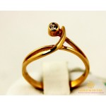 Gold & SilverЗолотое кольцо 585 проба. Женское золотое Кольцо Нота kv341