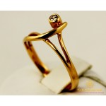 Золотое кольцо 585 проба. Женское золотое Кольцо Нота kv341 , Gold & Silver Gold & Silver, Украина