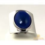 Gold & SilverСеребряное кольцо 925 проба. Женское Кольцо Голубой Агат 369472c1