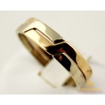 Gold & SilverЗолотое Кольцо 585 проба. Кольцо обручальное с красного и белого золота. ok260i