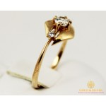 Gold & SilverЗолотое кольцо 585 проба. Женское Кольцо с красного золота. 1,83 грамма. kv913i