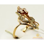 Gold & SilverЗолотое кольцо 585 проба. Женское Кольцо с красного и белого золота. 2,65 грамма. kv936i