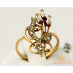 Золотое кольцо 585 проба. Женское Кольцо с красного и белого золота. 2,65 грамма. kv936i , Gold & Silver Gold & Silver, Украина