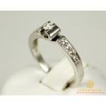 Золотое Кольцо 585 проба. Женское кольцо Замок с белого золота с вставкой бриллиант. 11273 , Gold & Silver Gold & Silver, Украина