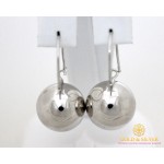 Серебряные Серьги 925 проба. Серьги серебряные женские шары 470129с , Gold & Silver Gold & Silver, Украина