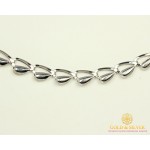 Серебряная Цепь 925 проба. Женская серебряная цепочка, плетение ракушка, 55 сантиметров. 800004с , Gold & Silver Gold & Silver, Украина