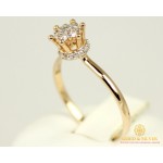 Gold & SilverЗолотое кольцо 585 проба. Женское Кольцо с красного золота Корона для принцессы 320950