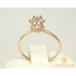 Золотое кольцо 585 проба. Женское Кольцо с красного золота Корона для принцессы 320950 , Gold & Silver Gold & Silver, Украина