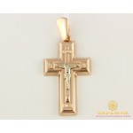 Золотой Крест 585 проба. Крест с красного и белого золота 3,33 грамма 222019 , Gold & Silver Gold & Silver, Украина