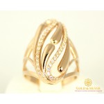 Золотое кольцо 585 проба. Женское Кольцо 17 размер. 5,09 грамма 380082 , Gold & Silver Gold & Silver, Украина