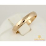 Gold & SilverЗолотое кольцо 585 проба. Обручальное Кольцо классическое с красного золота. 340003 