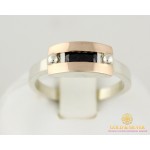 Серебряное кольцо 925 проба. Женское кольцо с вставками золота 375 пробы. 082 , Gold & Silver Gold & Silver, Украина
