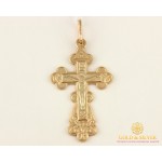 Золотой Крест 585 проба. Крест с красного золота. 8047960 , Gold & Silver Gold & Silver, Украина