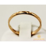 Золотое Кольцо 585 проба. Обручальное кольцо с красного золота с алмазной огранкой. 7029170 , Gold & Silver Gold & Silver, Украина