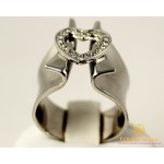 Серебряное кольцо 925 проба. Женское серебряное Кольцо широкое Сердце 330766c , Gold & Silver Gold & Silver, Украина