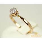 Gold & SilverЗолотое кольцо 585 проба. Женское Кольцо с красного золота, Корона для Принцессы номер 3 1,83 грамма 330861