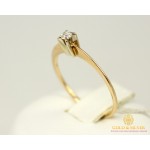 Gold & SilverЗолотое кольцо 585 проба. Кольцо с красного золота с вставкой Бриллиант. 10290