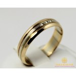 Gold & SilverЗолотое кольцо 585 проба. Кольцо с красного и  белого золота, с вставкой Бриллиант. 12770