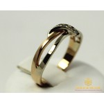 Gold & SilverЗолотое кольцо 585 проба. Кольцо с красного и белого золота, с вставкой Бриллиант. 13320
