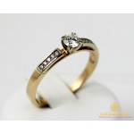 Gold & SilverЗолотое кольцо 585 проба. Кольцо с красного и белого золота, с вставками бриллиант. 14540