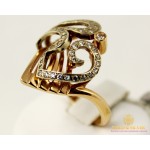 Gold & SilverЗолотое кольцо 585 проба. Женское Кольцо с красного и белого золота. k184