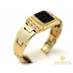 Gold & SilverЗолотое кольцо 585 проба. Мужское Кольцо с красного золота, Подвижное pch032010i