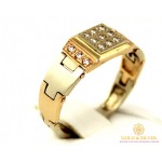 Gold & SilverЗолотое кольцо 585 проба. Мужское Кольцо с красного золота, pch032i