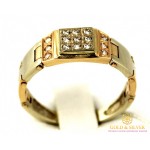 Золотое кольцо 585 проба. Мужское Кольцо с красного золота, pch032i , Gold & Silver Gold & Silver, Украина