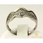 Серебряное кольцо 925 проба. Женское серебряное Кольцо Волна 15859r , Gold & Silver Gold & Silver, Украина
