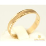 Gold & SilverЗолотое кольцо 585 проба. Обручальное Кольцо с красного золота. ok100