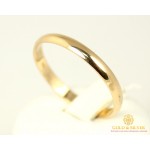 Gold & SilverЗолотое кольцо 585 проба. Обручальное Кольцо с красного золота. Узкое ok015у