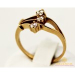 Gold & SilverЗолотое кольцо 585 проба. Женское Кольцо из красного золота. 2,91 грамма. kv218i