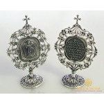 Серебряная Настольная Икона Ангел Хранитель 61200 , Gold & Silver Gold & Silver, Украина