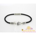 Браслет срібний шовковий "Спаси і Збережи" 265бр , Gold & Silver Gold & Silver, Украина