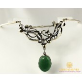 Серебряное Колье Рузана жесткое 8029