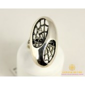 Серебряное кольцо 925 проба. Женское Кольцо Паутина 1254