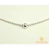 Серебряная цепь 925 проба. Женская серебряная цепочка, плетение диско шарики 25100ш