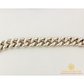Серебряный Браслет 925 проба. Браслет, плетение Панцирь 12,48 грамма 03194