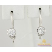 Серебряные серьги 925 проба. Женские серебряные Серьги 1,22 грамма 470701с