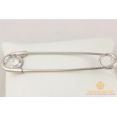 Серебряная Женская Брошь-Булавка 6,99 грамма 660032с
