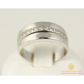 Серебряное кольцо 925 проба. Женское серебярное Кольцо Симпозиум 1118