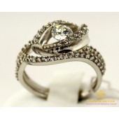 Серебряное кольцо 925 проба. Женское серебряное Кольцо Парис 15689r