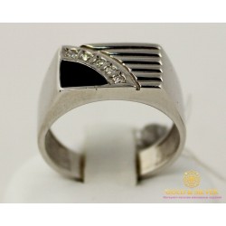Серебряное кольцо 925 проба. Мужское Кольцо 1565e
