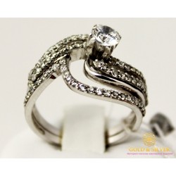 Серебряное кольцо 925 проба. Женское Кольцо Кензо 15709p