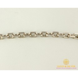 Серебряный Браслет 925 проба. Браслет плетение Якорь 4284p