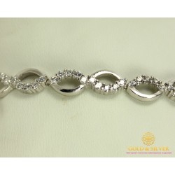 Серебряный браслет 925 проба. Женский Серебряный Браслет 4078-10